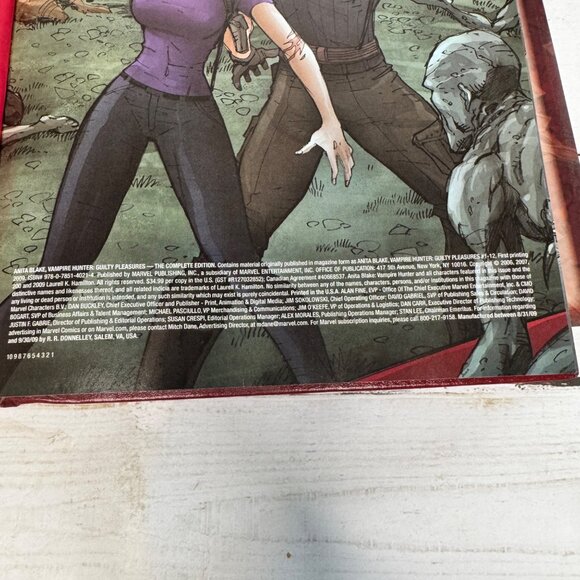 Anita Blake Vampire Hunter Guilty Pleasures HC Marvel Hardcover Graphic Novel - Picture 6 of 11